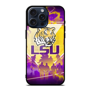 LSU TIGERS BASEBALL LOGO iPhone 15 Pro Max Case Cover