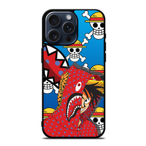 LUFFY ONE PIECE BAPE iPhone 15 Pro Max Case Cover