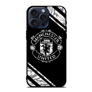 MANCHESTER UNITED CAMO LOGO iPhone 15 Pro Max Case Cover