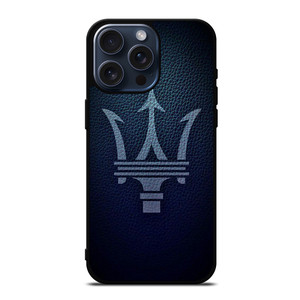 MASERATI LEATHER LOGO iPhone 15 Pro Max Case Cover MASERATI LEATHER LOGO iPhone 15 Pro Max Case Cover