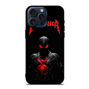 METALLICA SPIDERMAN LOGO iPhone 15 Pro Max Case Cover METALLICA SPIDERMAN LOGO iPhone 15 Pro Max Case Cover