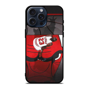 MICHAEL JORDAN CHICAGO BULLS GOAT iPhone 15 Pro Max Case Cover