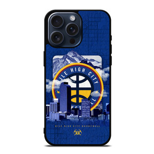 MILE HIGH CITY BASKETBALL LOGO iPhone 15 Pro Max Case Cover MILE HIGH CITY BASKETBALL LOGO iPhone 15 Pro Max Case Cover