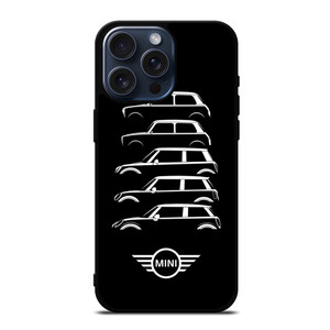 MINI COOPER EVOLUTION SILHOUETTE iPhone 15 Pro Max Case Cover MINI COOPER EVOLUTION SILHOUETTE iPhone 15 Pro Max Case Cover