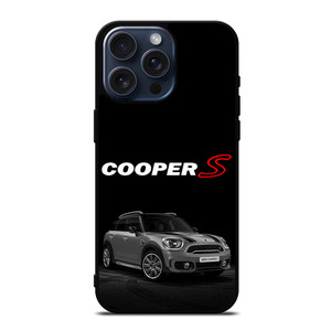 MINI COOPER S BLACK LOGO iPhone 15 Pro Max Case Cover MINI COOPER S BLACK LOGO iPhone 15 Pro Max Case Cover