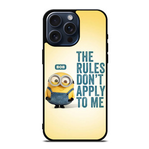MINION BOB FUNNY iPhone 15 Pro Max Case Cover MINION BOB FUNNY iPhone 15 Pro Max Case Cover