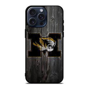 MISSOURI TIGERS FOOTBALL WOOD LOGO iPhone 15 Pro Max Case Cover MISSOURI TIGERS FOOTBALL WOOD LOGO iPhone 15 Pro Max Case Cover