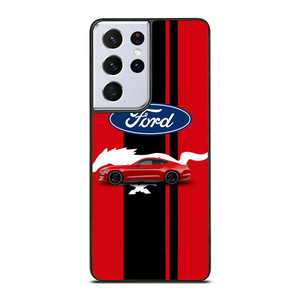 FORD MUSTANG RED STRIPE  Samsung Galaxy S21 Ultra Case Cover