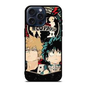 MY HERO ACADEMIA DEKU BAKUGO iPhone 15 Pro Max Case Cover MY HERO ACADEMIA DEKU BAKUGO iPhone 15 Pro Max Case Cover