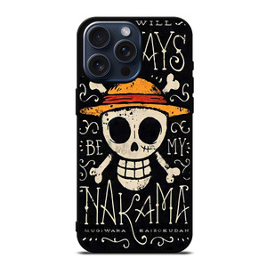 NAKAMA ONE PIECE ANIME iPhone 15 Pro Max Case Cover NAKAMA ONE PIECE ANIME iPhone 15 Pro Max Case Cover