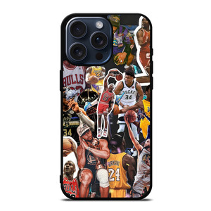 NBA BASKETBALL LEGENDS COLLAGE iPhone 15 Pro Max Case Cover NBA BASKETBALL LEGENDS COLLAGE iPhone 15 Pro Max Case Cover