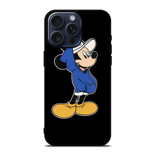 NEW YORK YANKEES MICKEY MOUSE BLACK iPhone 15 Pro Max Case Cover NEW YORK YANKEES MICKEY MOUSE BLACK iPhone 15 Pro Max Case Cover