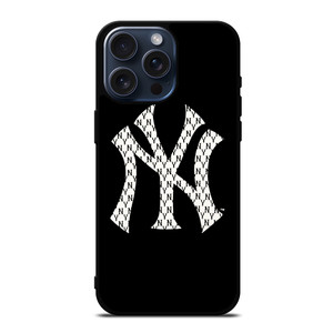 NEW YORK YANKEES NY LOGO PATTERN iPhone 15 Pro Max Case Cover NEW YORK YANKEES NY LOGO PATTERN iPhone 15 Pro Max Case Cover