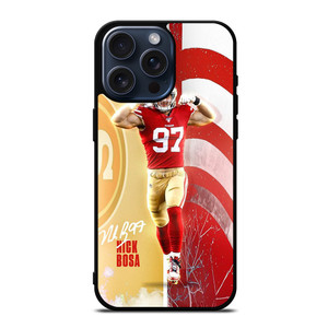 NICK BOSA SAN FRANCISCO 49ERS FOOTBALL iPhone 15 Pro Max Case Cover NICK BOSA SAN FRANCISCO 49ERS FOOTBALL iPhone 15 Pro Max Case Cover