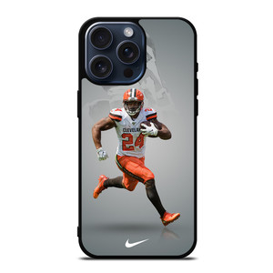 NICK CHUBB CLEVELAND BROWNS NIKE iPhone 15 Pro Max Case Cover NICK CHUBB CLEVELAND BROWNS NIKE iPhone 15 Pro Max Case Cover