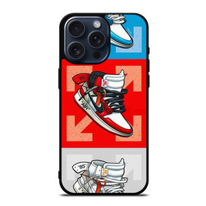 NIKE AIR JORDAN OFF WHITE SNEAKERS VECTOR iPhone 15 Pro Max Case Cover NIKE AIR JORDAN OFF WHITE SNEAKERS VECTOR iPhone 15 Pro Max Case Cover