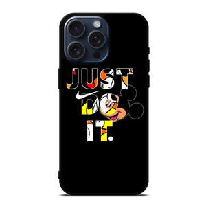 NIKE JUST DO IT MICKEY MOUSE iPhone 15 Pro Max Case Cover