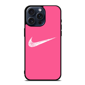 NIKE PINK BROKEN LOGO iPhone 15 Pro Max Case Cover NIKE PINK BROKEN LOGO iPhone 15 Pro Max Case Cover
