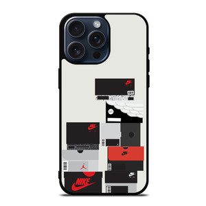 NIKE SNEAKERS BOXES COLLECTION iPhone 15 Pro Max Case Cover NIKE SNEAKERS BOXES COLLECTION iPhone 15 Pro Max Case Cover