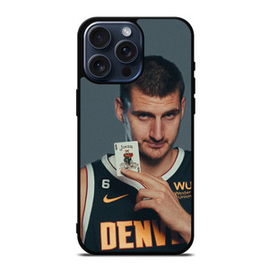 NIKOLA JOKIC DENVER NUGGETS JOKER iPhone 15 Pro Max Case Cover NIKOLA JOKIC DENVER NUGGETS JOKER iPhone 15 Pro Max Case Cover
