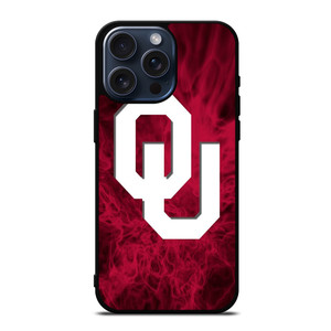 OKLAHOMA SOONERS SMOKED LOGO iPhone 15 Pro Max Case Cover OKLAHOMA SOONERS SMOKED LOGO iPhone 15 Pro Max Case Cover