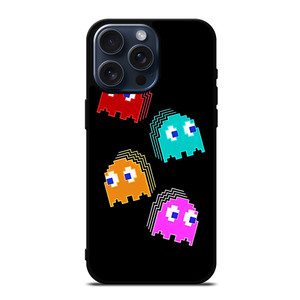 PAC MAN GAMES CHARACTERS iPhone 15 Pro Max Case Cover PAC MAN GAMES CHARACTERS iPhone 15 Pro Max Case Cover