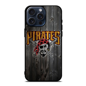 PITTSBURGH PIRATES WOOD LOGO iPhone 15 Pro Max Case Cover PITTSBURGH PIRATES WOOD LOGO iPhone 15 Pro Max Case Cover