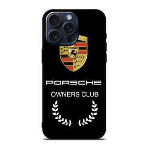 PORSCHE OWNERS CLUB LOGO iPhone 15 Pro Max Case Cover