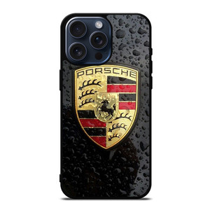 PORSCHE WET EMBLEM iPhone 15 Pro Max Case Cover PORSCHE WET EMBLEM iPhone 15 Pro Max Case Cover