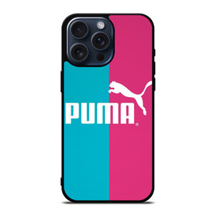 PUMA BLUE PINK LOGO iPhone 15 Pro Max Case Cover PUMA BLUE PINK LOGO iPhone 15 Pro Max Case Cover