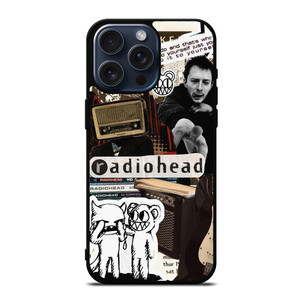 RADIOHEAD THOM YORK COLLAGE iPhone 15 Pro Max Case Cover