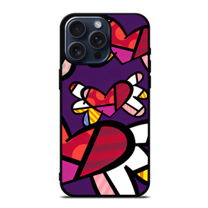 ROMERO BRITTO LOVE BUTTERFLY iPhone 15 Pro Max Case Cover