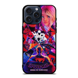 SPIDERMAN ACROSS THE SPIDER VERSE MOVIE POSTER iPhone 15 Pro Max Case Cover SPIDERMAN ACROSS THE SPIDER VERSE MOVIE POSTER iPhone 15 Pro Max Case Cover