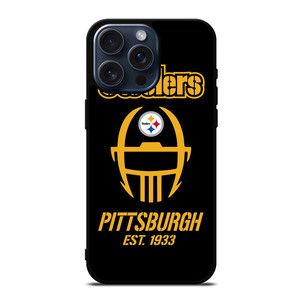 STEELERS PITTSBURGH FOOTBALL NFL 1933 iPhone 15 Pro Max Case Cover