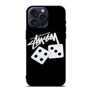STUSSY DICES iPhone 15 Pro Max Case Cover STUSSY DICES iPhone 15 Pro Max Case Cover