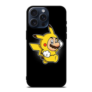 SUPER MARIO BROS X PIKACHU POKEMON iPhone 15 Pro Max Case Cover SUPER MARIO BROS X PIKACHU POKEMON iPhone 15 Pro Max Case Cover