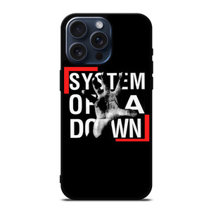 SYSTEM OF A DOWN METAL BAND LOGO iPhone 15 Pro Max Case Cover