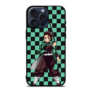 TANJIRO KAMADO DEMON SLAYER PATTERN iPhone 15 Pro Max Case Cover TANJIRO KAMADO DEMON SLAYER PATTERN iPhone 15 Pro Max Case Cover
