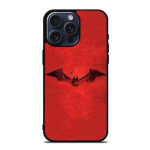 THE BATMAN RED LOGO iPhone 15 Pro Max Case Cover