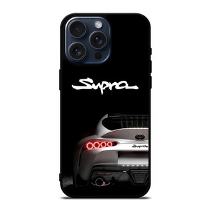 TOYOTA SUPRA CARS WHITE iPhone 15 Pro Max Case Cover TOYOTA SUPRA CARS WHITE iPhone 15 Pro Max Case Cover