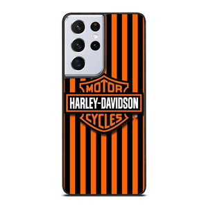 HARLEY DAVIDSON MOTOR CYCLES ORANGE STRIPE  Samsung Galaxy S21 Ultra Case Cover HARLEY DAVIDSON MOTOR CYCLES ORANGE STRIPE  Samsung Galaxy S21 Ultra Case Cover