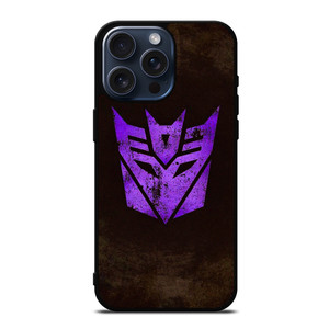 TRANSFORMERS DECEPTICON PURPLE SYMBOL iPhone 15 Pro Max Case Cover