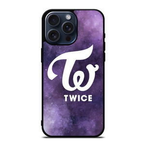 TWICE VIOLET LOGO iPhone 15 Pro Max Case Cover TWICE VIOLET LOGO iPhone 15 Pro Max Case Cover