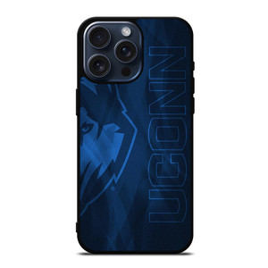 UCONN HUSKIES LOGO BASKETBALL TEAM iPhone 15 Pro Max Case Cover