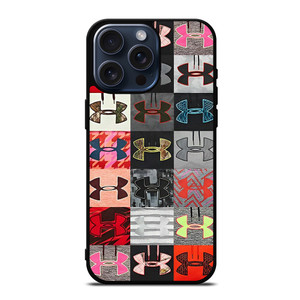UNDER ARMOUR LOGO COLLAGE iPhone 15 Pro Max Case Cover UNDER ARMOUR LOGO COLLAGE iPhone 15 Pro Max Case Cover