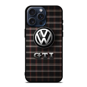 VW VOLKSWAGEN GTI METAL EMBLEM iPhone 15 Pro Max Case Cover VW VOLKSWAGEN GTI METAL EMBLEM iPhone 15 Pro Max Case Cover