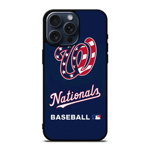 WASHINGTON NATIONALS BASEBALL MLB SYMBOL iPhone 15 Pro Max Case Cover WASHINGTON NATIONALS BASEBALL MLB SYMBOL iPhone 15 Pro Max Case Cover