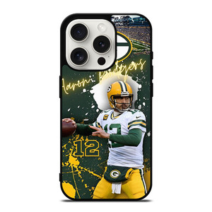 AARON RODGERS 12 GREEN BAY PACKERS iPhone 15 Pro Case Cover AARON RODGERS 12 GREEN BAY PACKERS iPhone 15 Pro Case Cover