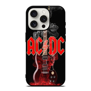 ACDC ROCK BAND GUITAR iPhone 15 Pro Case Cover ACDC ROCK BAND GUITAR iPhone 15 Pro Case Cover
