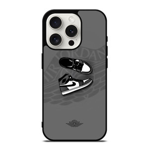 AIR JORDAN 1 SNEAKERS GREY iPhone 15 Pro Case Cover AIR JORDAN 1 SNEAKERS GREY iPhone 15 Pro Case Cover